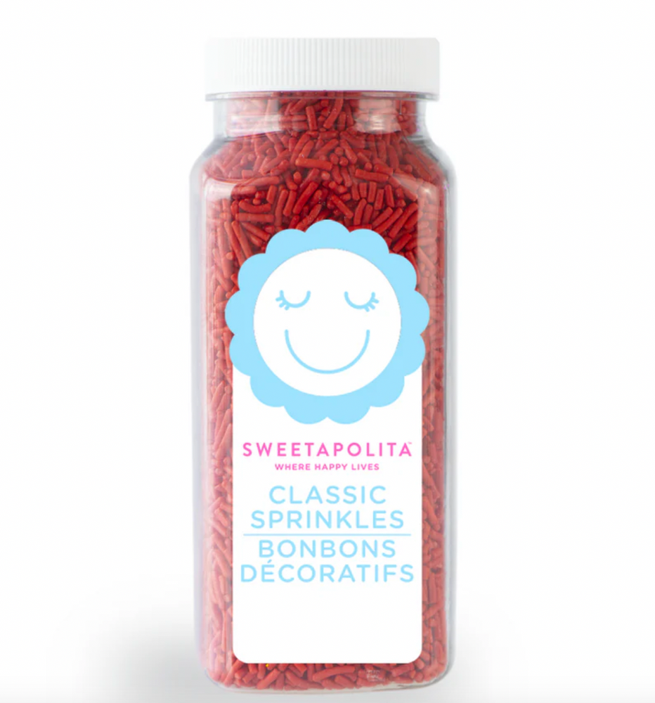 SWEETAPOLITA - RED CRUNCHY SPRINKLES 725GR/1.6 oz
