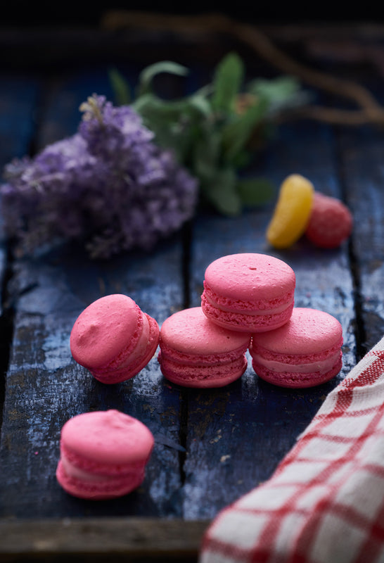 Pink macarons