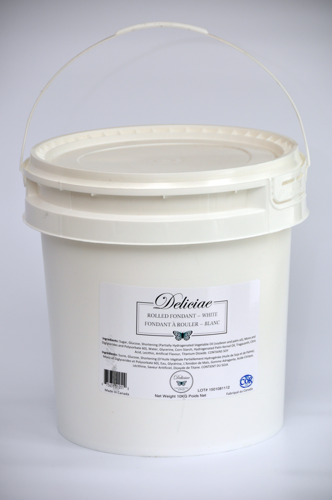 Deliciae White Rolled Fondant - 10 kg