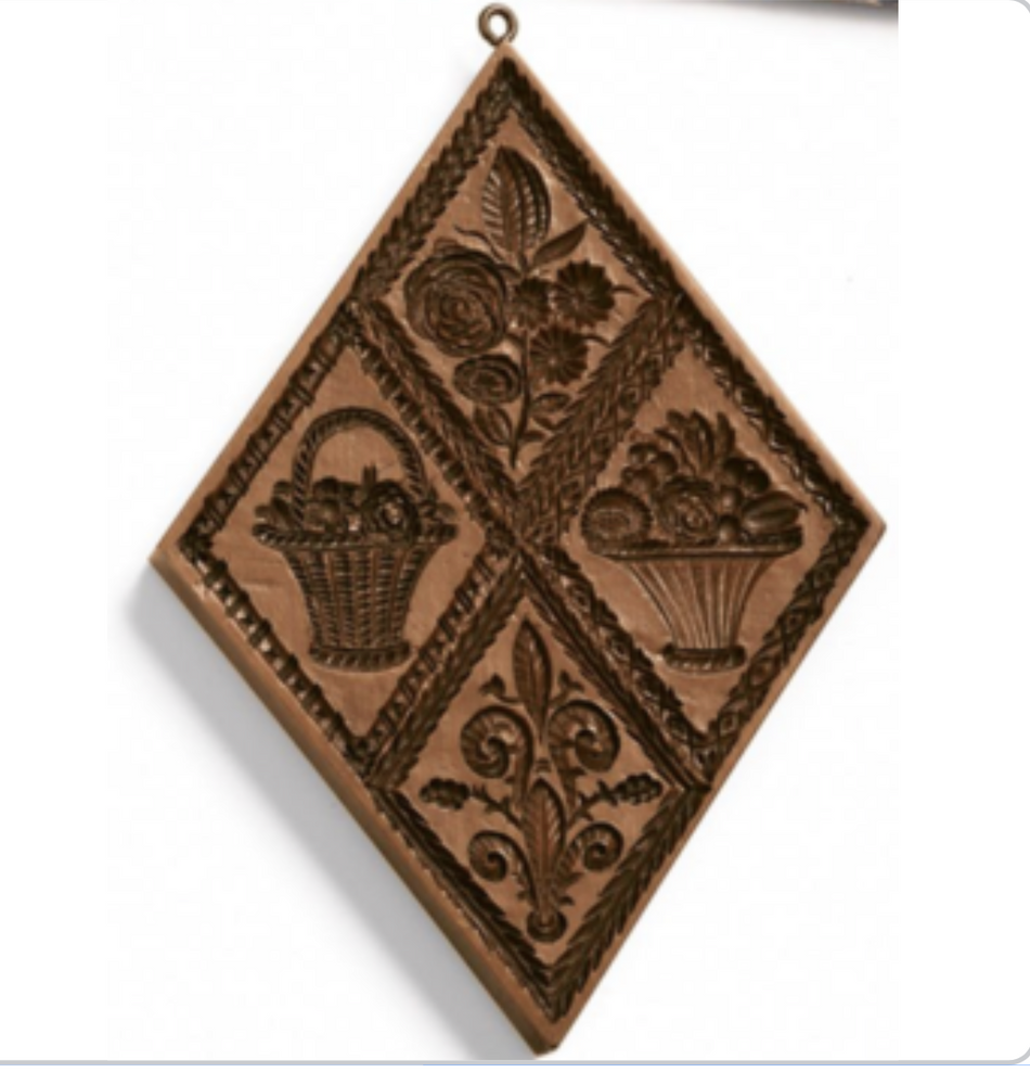 Four Diamonds Springerle Mold