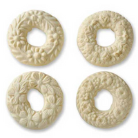 Four Wreaths Springerle Mold