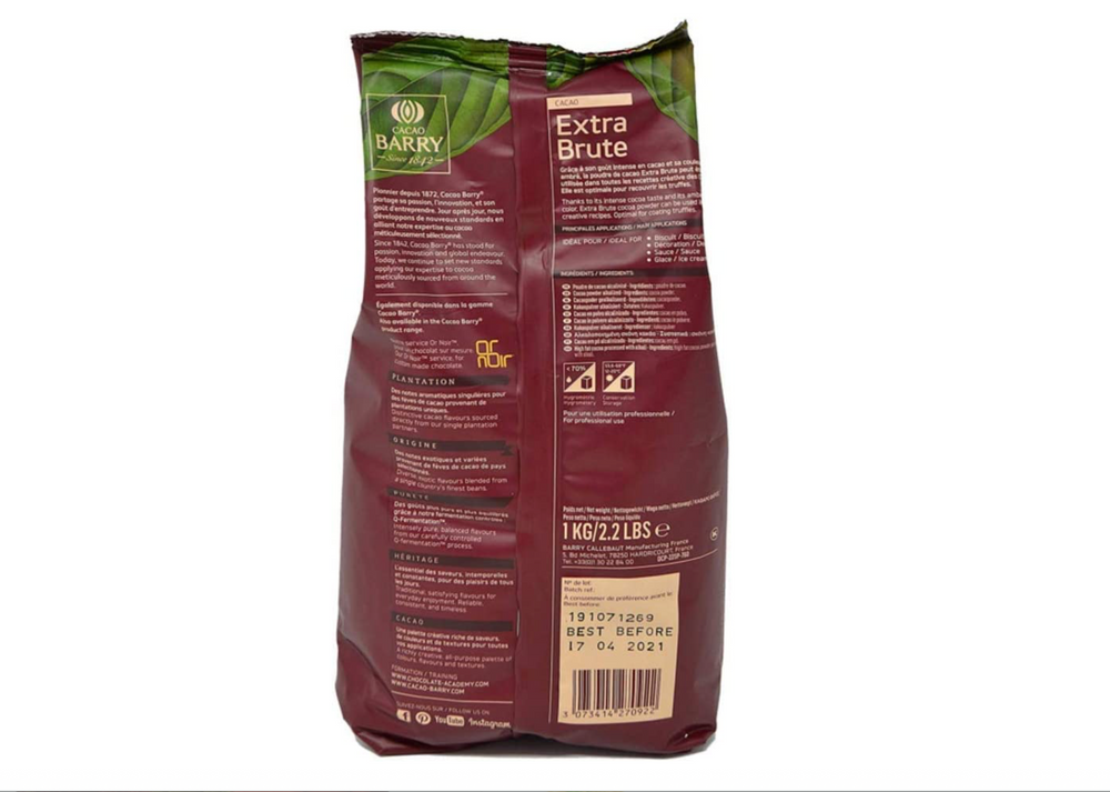 Cacao Barry Extra Brute Cocoa Powder 22/24%