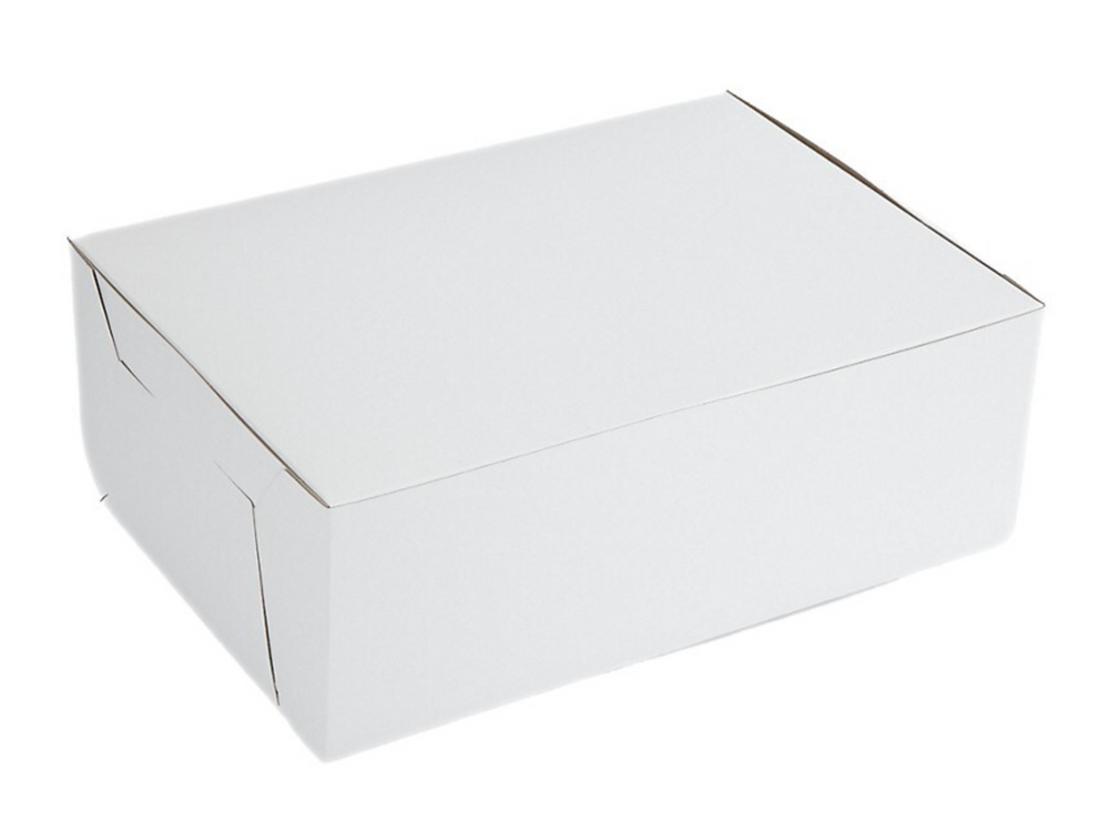 White Bakery Boxes – Bulk Pack of 10 | Various Sizes