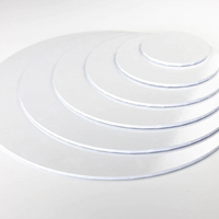 ROYAL White Round Cake Boards -  1/4 " thick