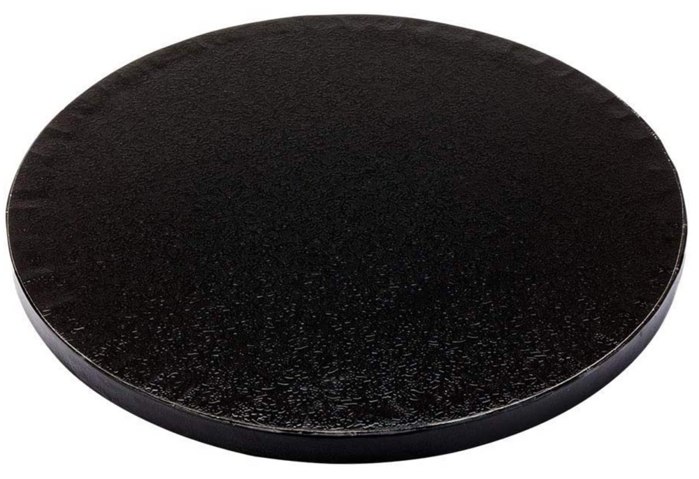Single Black Round Cake Drums - 1/2 " thick