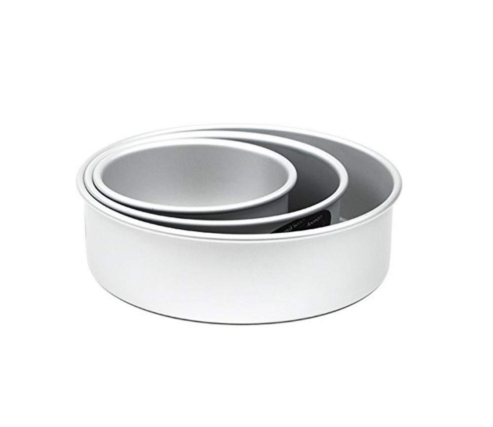 Parrish Magic Line Round Cake Pans – 3" Deep | Made in USA