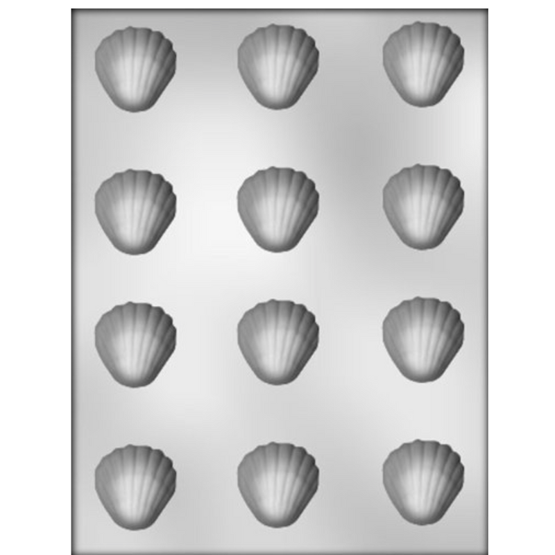 1 and 1/2 Inch Shell Chocolate Mold