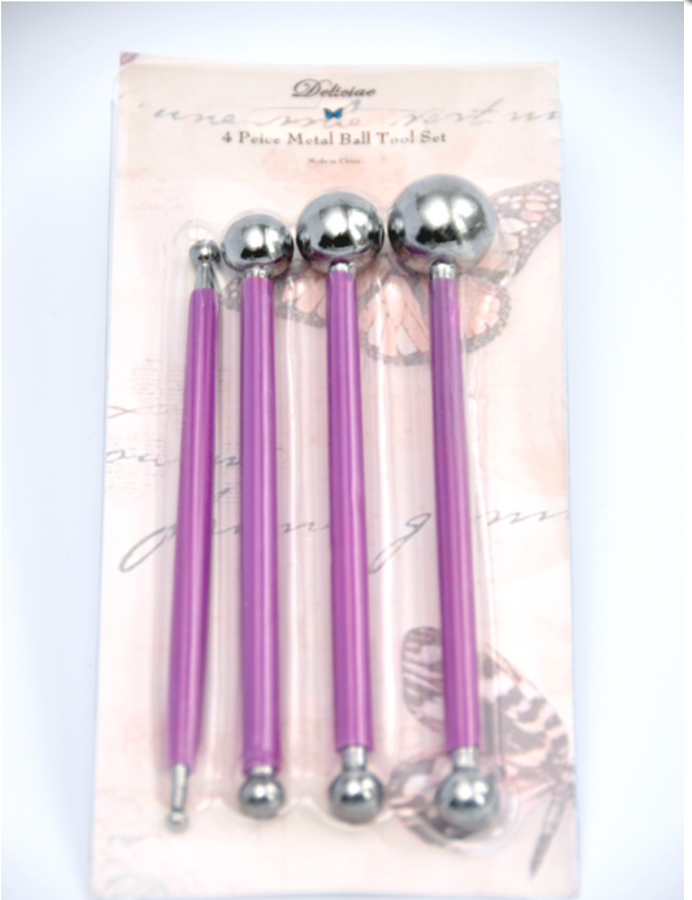 Deliciae Ball Tool Set - 4 piece metal