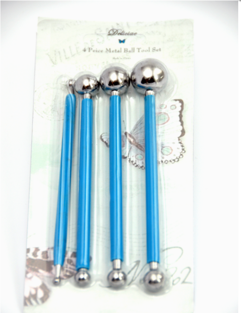 Deliciae Ball Tool Set - 4 piece metal