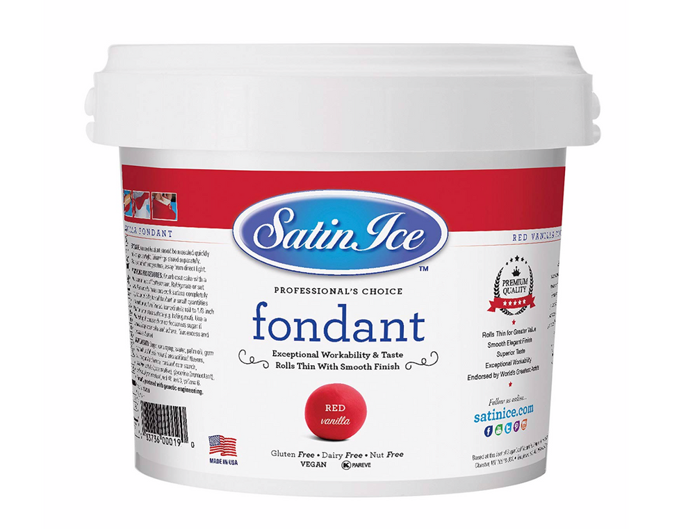 Satin Ice Rolled Fondant - Various Colours - 2.5kg/5.5 lb