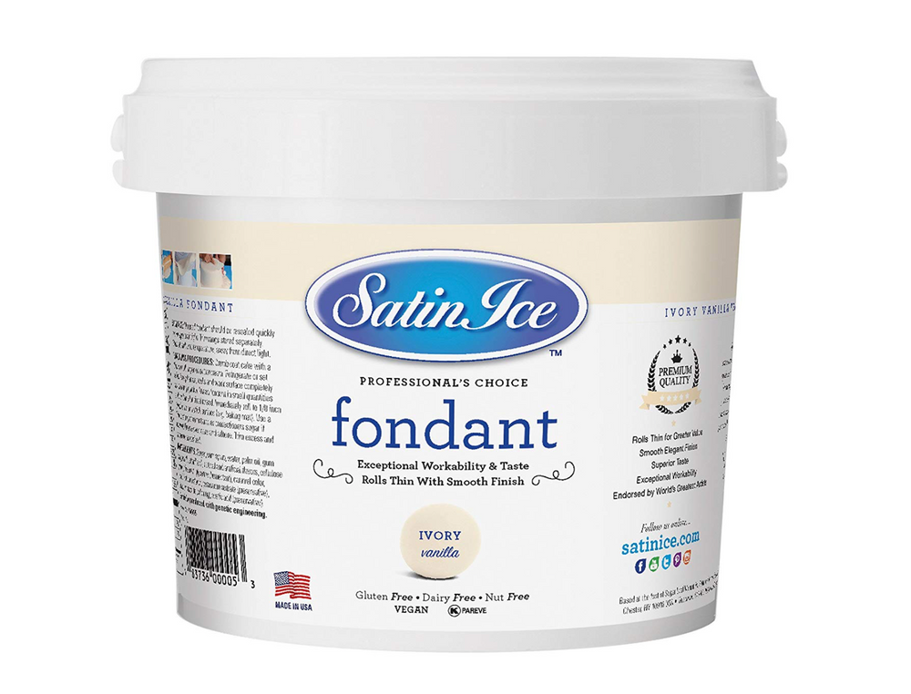 Satin Ice Rolled Fondant - Various Colours - 2.5kg/5.5 lb