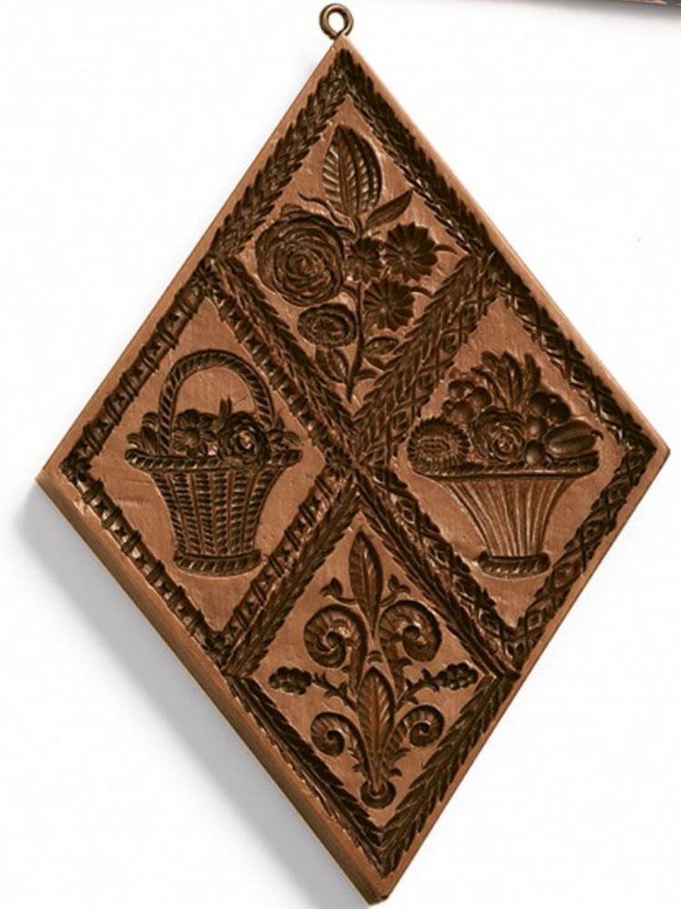 Four Diamonds Springerle Mold
