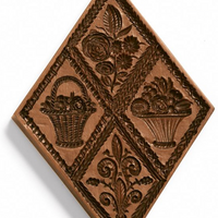 Four Diamonds Springerle Mold