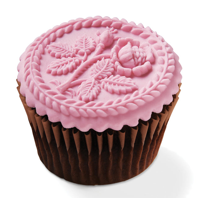 Round Rose Springerle Cookie Mold