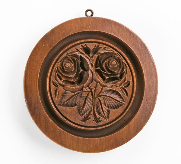 Double Rose Springerle Cookie Mold