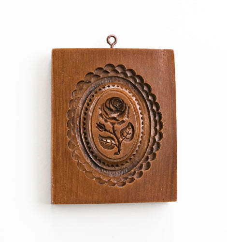 Oval Rose Mold for Springerle Cookies