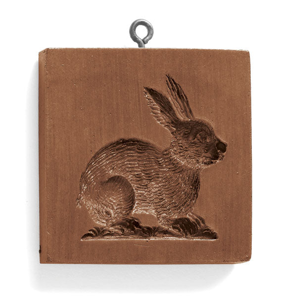 Detailed Bunny Springerle Mold