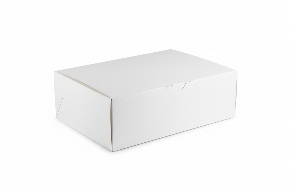 14 x 10 x 5 white cake box