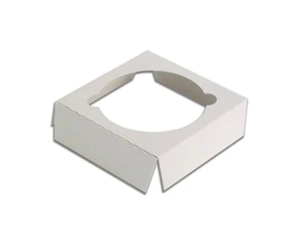 Cupcake Insert with 1 Cavitiy  - Holds 1 Regular Cupcake in Cake Box 4" x 4" x 4"