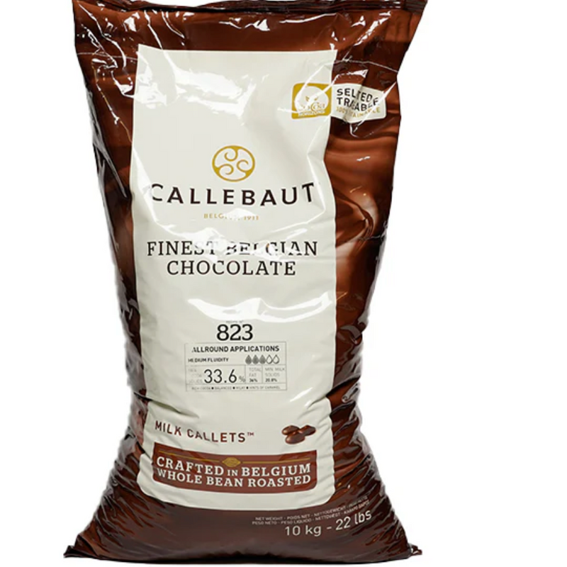 Callebaut Milk Chocolate Callets 823 — 33.6% Cocoa | 10KG
