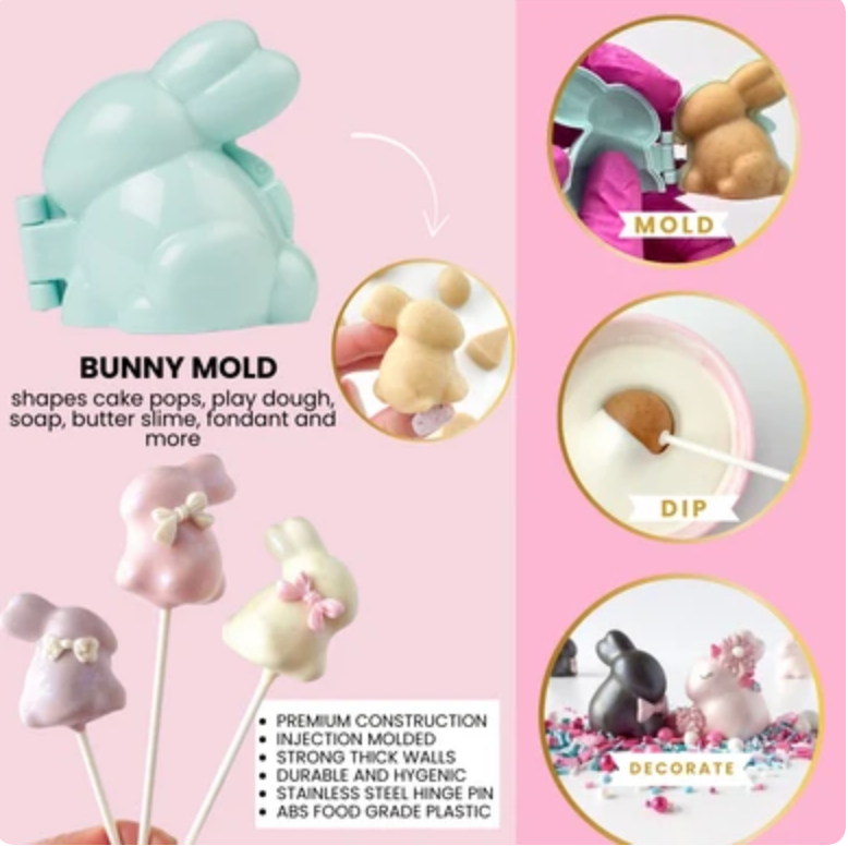 Bunny Cake Pop Mold | My Little Cake Pop