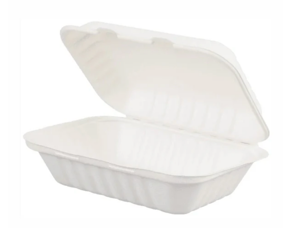 Clamshell 9x6 – Eco-Friendly Food Takeout Container