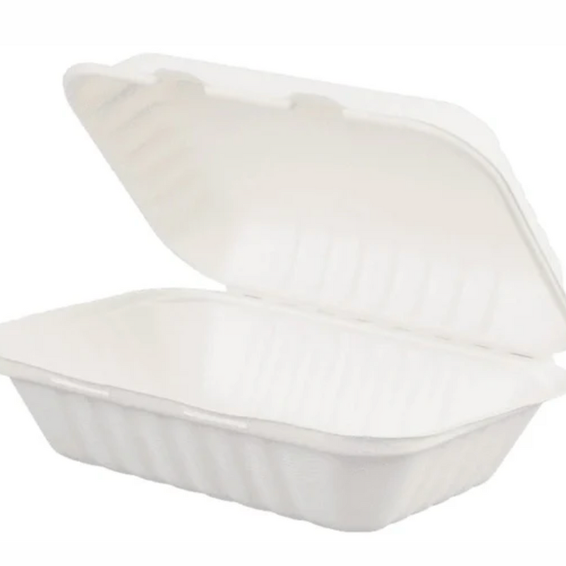 Clamshell 9x6 – Eco-Friendly Food Takeout Container