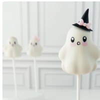 Ghost Cake Pop Mold – 3D Halloween Mold