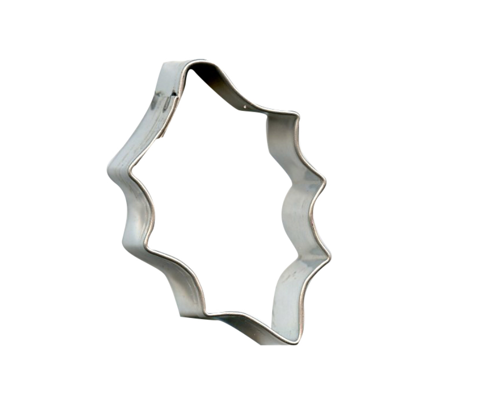 Mini Holly Cookie Cutter, 1.75"