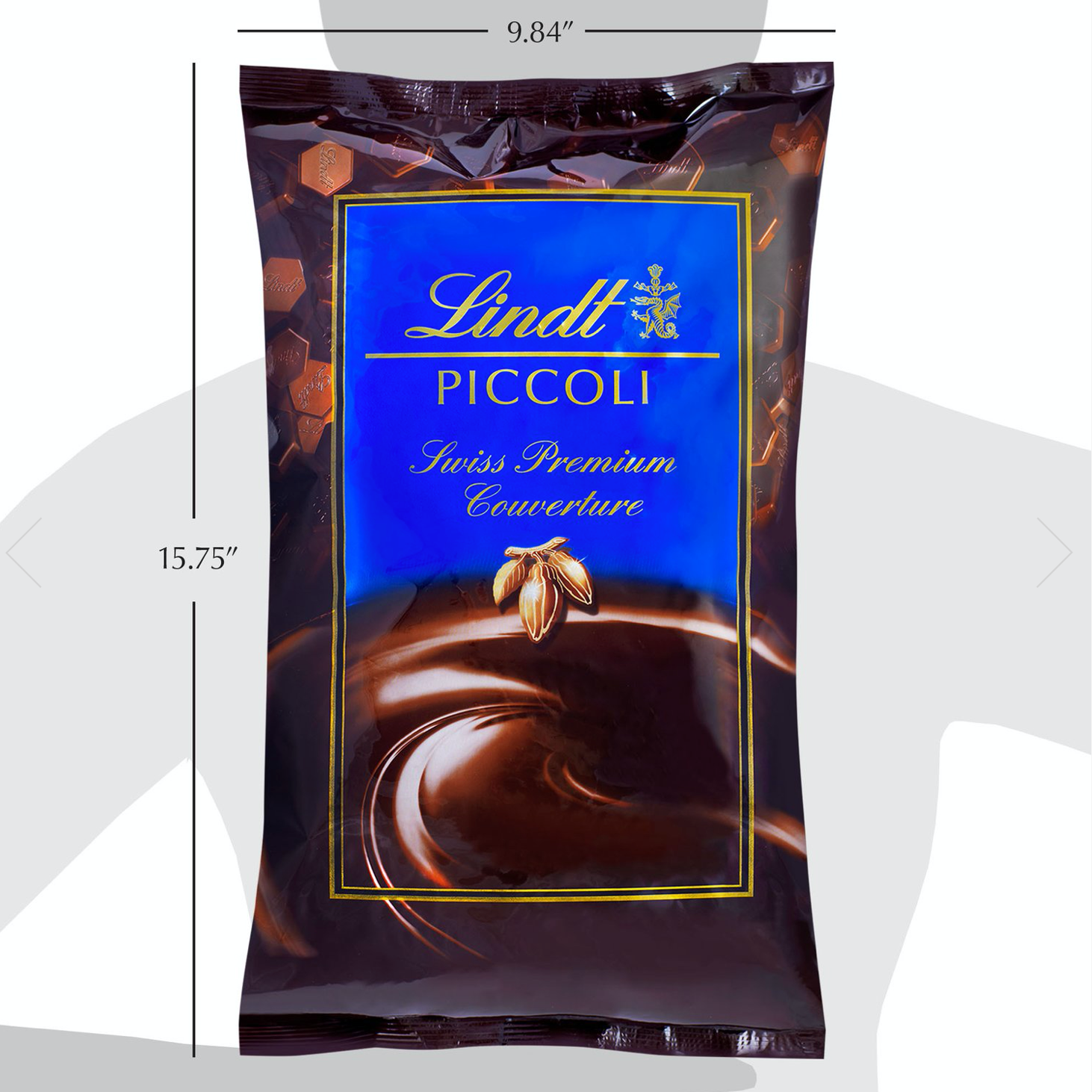 Lindt Dark Couverture Chocolate 2.5kg Deliciae