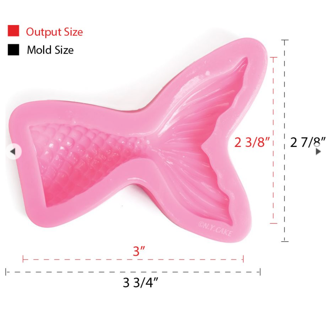 Mermaid Tail Silicone Mold Deliciae