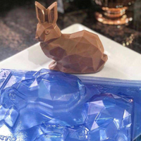 Diamond Bunny 3-Part Chocolate Mold