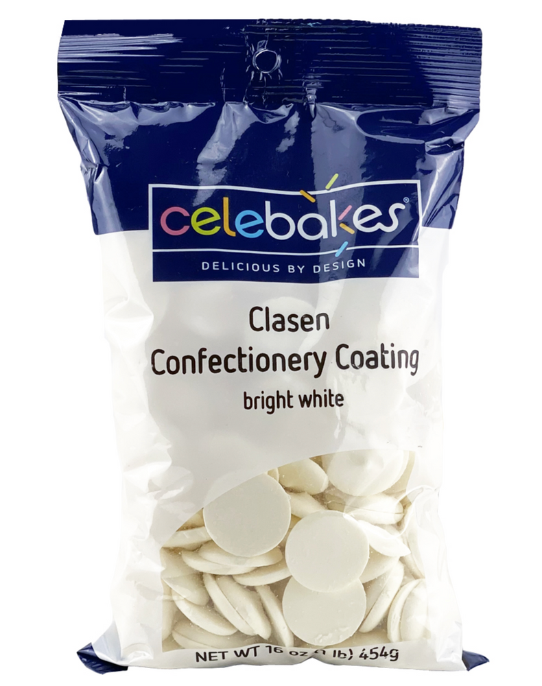 Celebakes Bright White Clasen Confectionery Coating/ Candy Melts 16oz