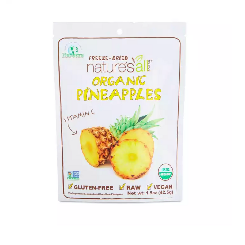 Organic Freeze-Dried Pineapple, 1.2 oz (34 g)
