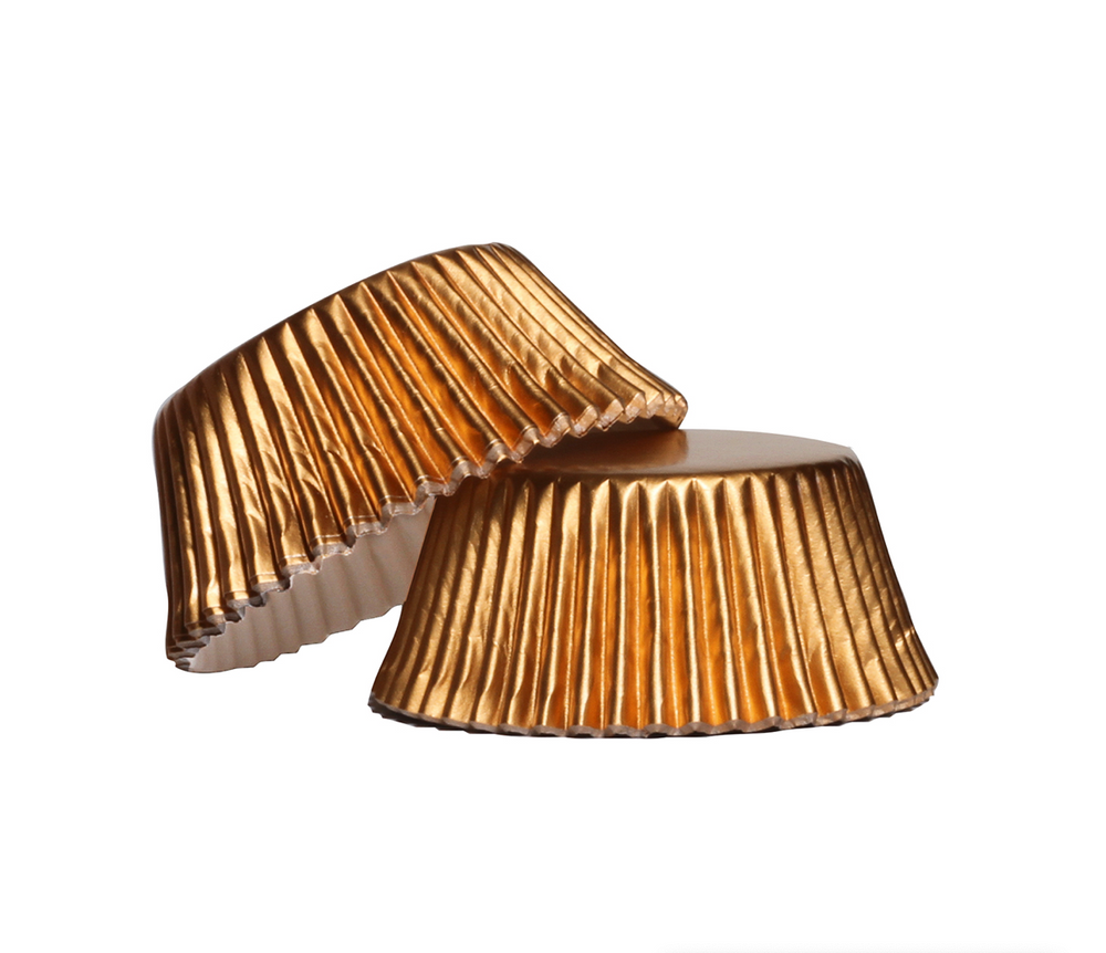 Copper Foil Cupcake liners – standard size