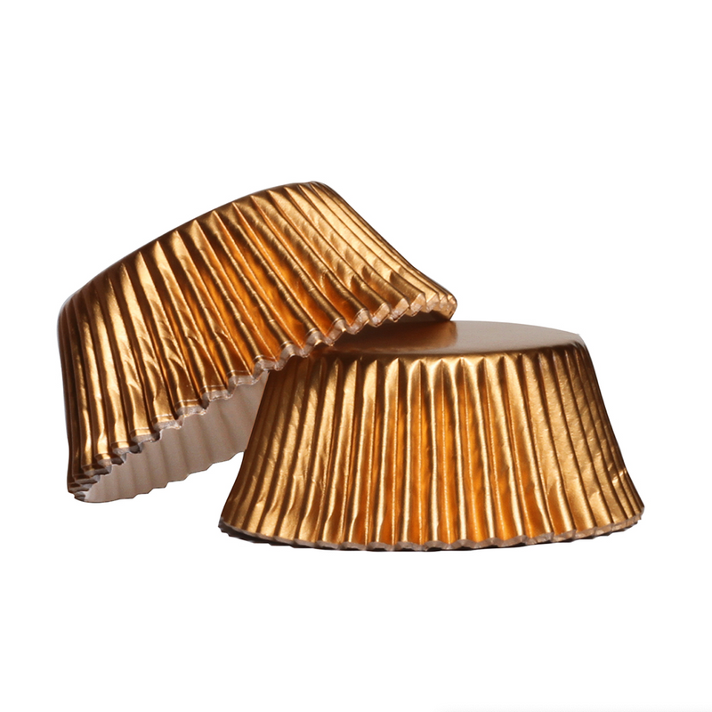 Copper Foil Cupcake liners – standard size
