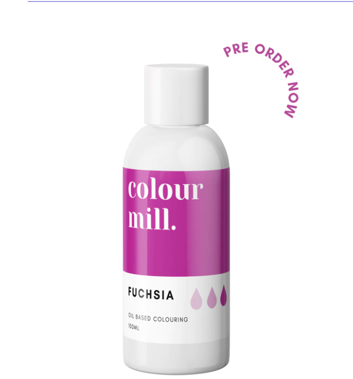 Colour Mill Oil Based Colouring 100ml Fuchsia - NEW!!! AVAILABLE NOW