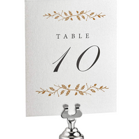 Place Card/Table Number Holder - Silver
