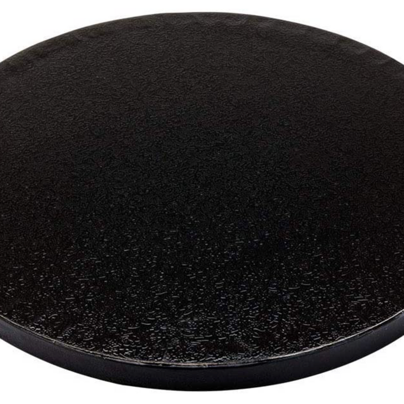 Single Black Round Cake Drums - 1/2 " thick