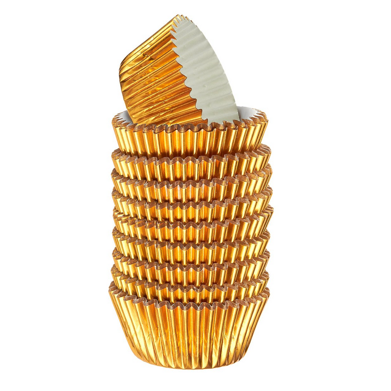 Gold Foil Cupcake liners – standard size