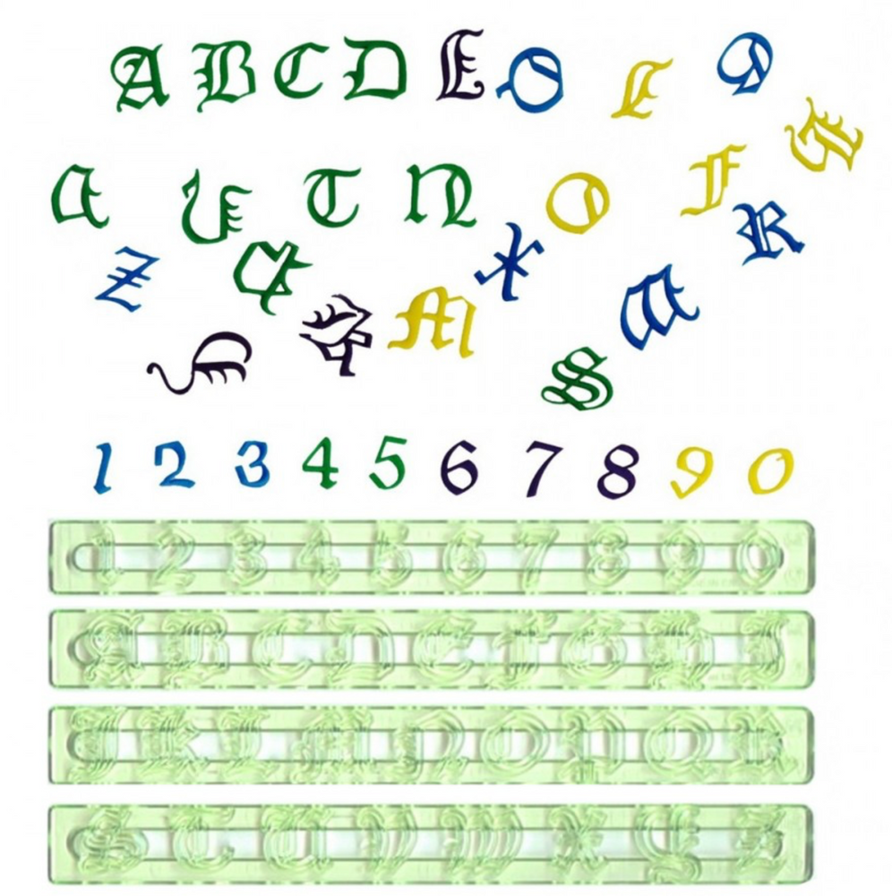 FMM Alphabet Tappits - Old English Upper case