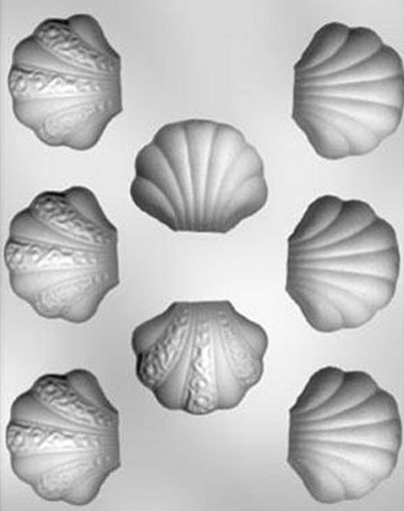 Clam Shell Chocolate Mold 8-piece