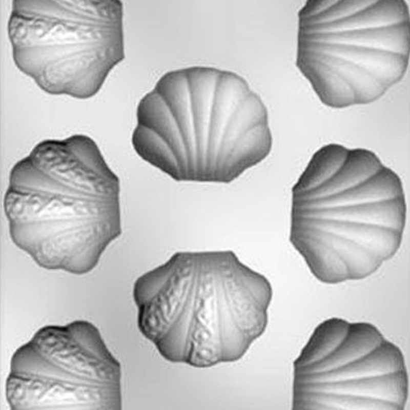 Clam Shell Chocolate Mold 8-piece