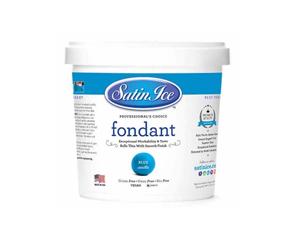 Satin Ice Rolled Fondant - Various Colours - 2.5kg/5.5 lb