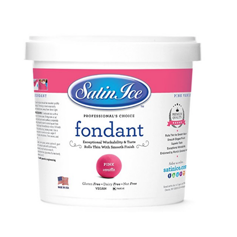 Satin Ice Rolled Fondant - Various Colours - 2.5kg/5.5 lb