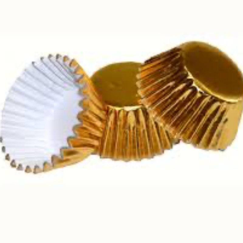 Gold Foil Cupcake liners – mini size
